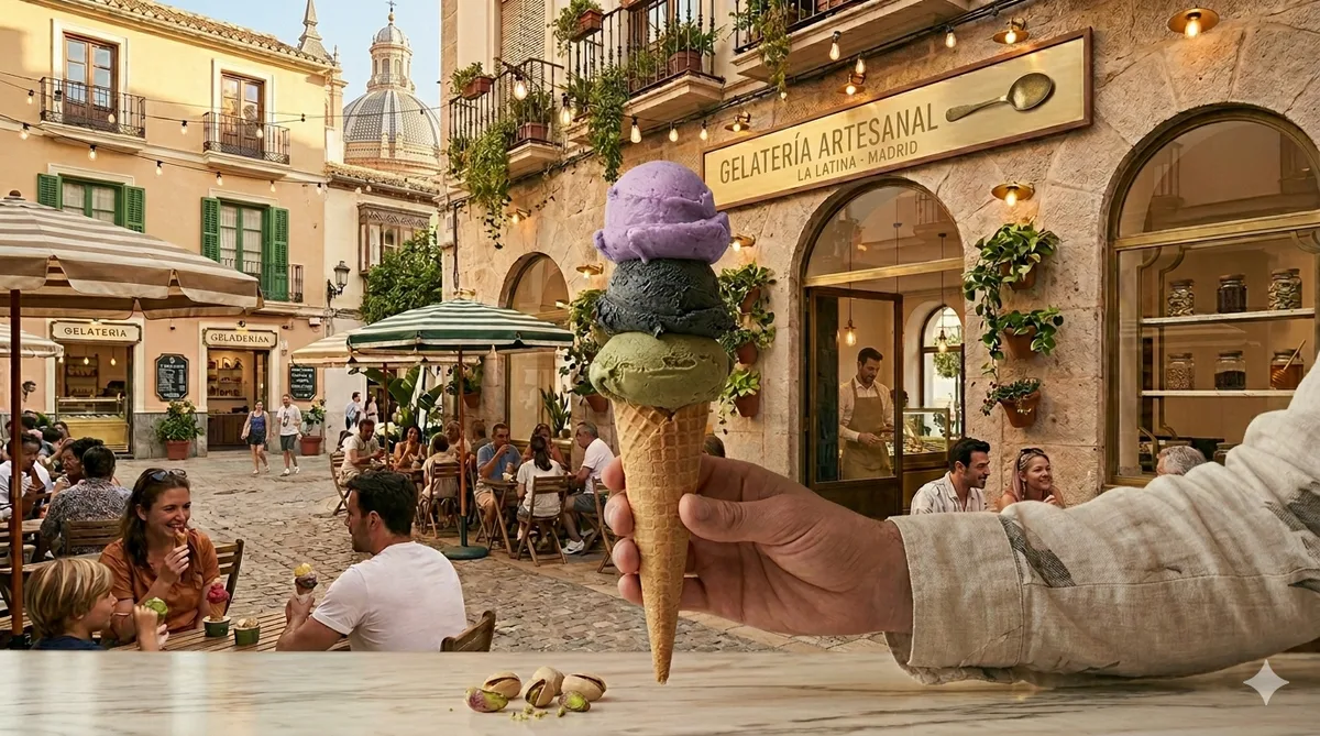 Ruta del helado artesanal en Madrid: del Retiro a Malasaña