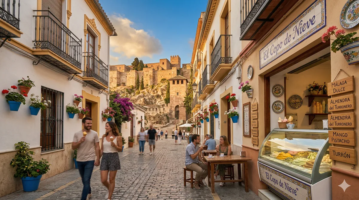 Ruta del helado en Málaga: del centro histórico a la playa