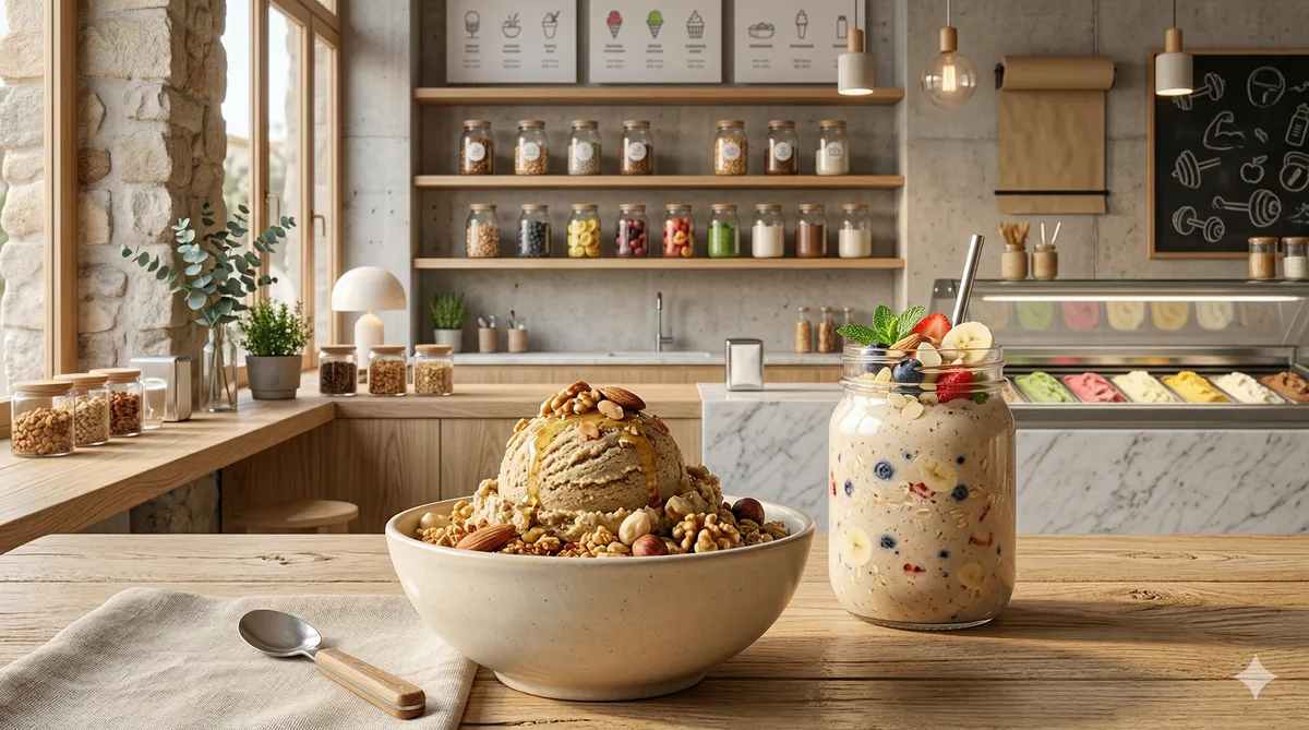 Helado proteico artesanal: guía del mercado fitness en España