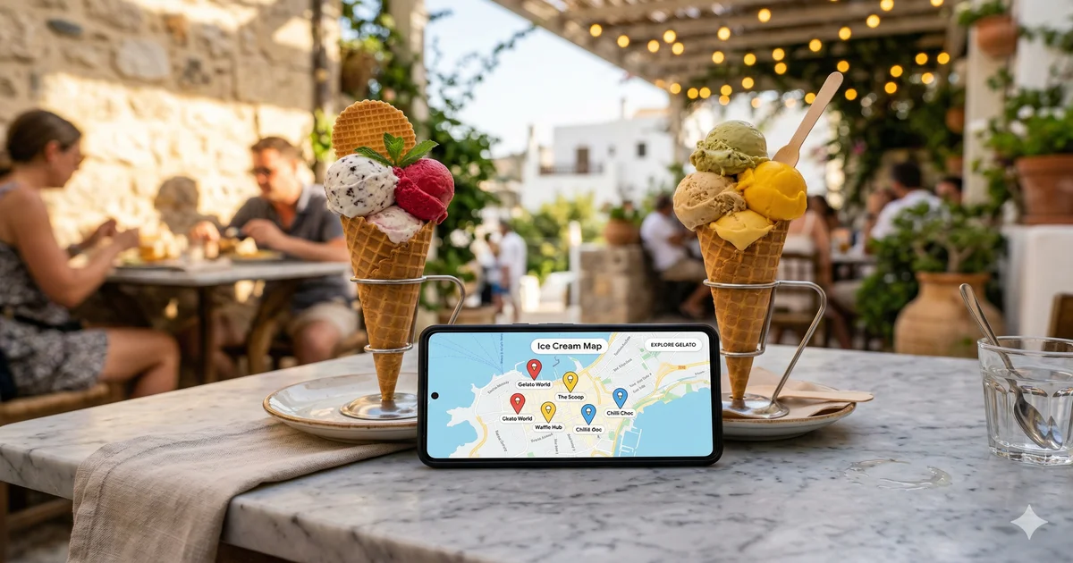 Mapa de heladerías artesanales de España en GelatoMaps