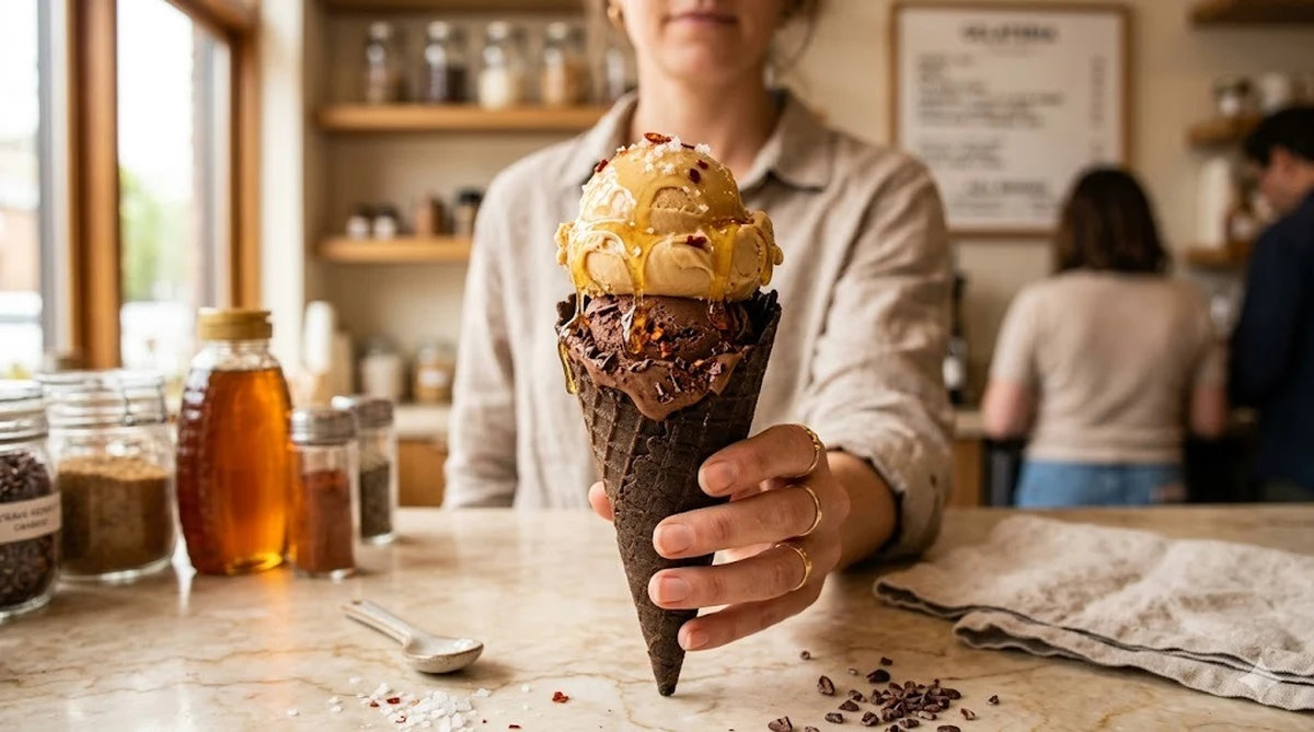 Dulce-salado y swicy: la tendencia que redefine el helado gourmet en 2026