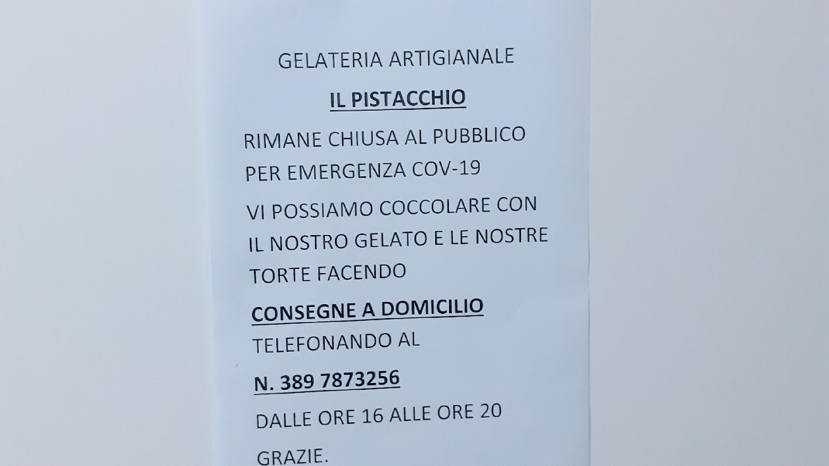Il gelato servito.