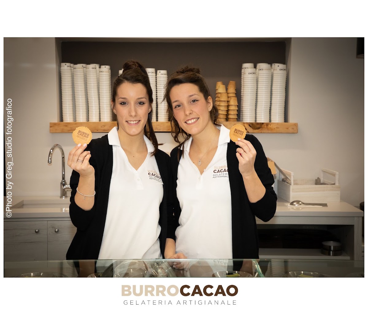 Il gelato servito.