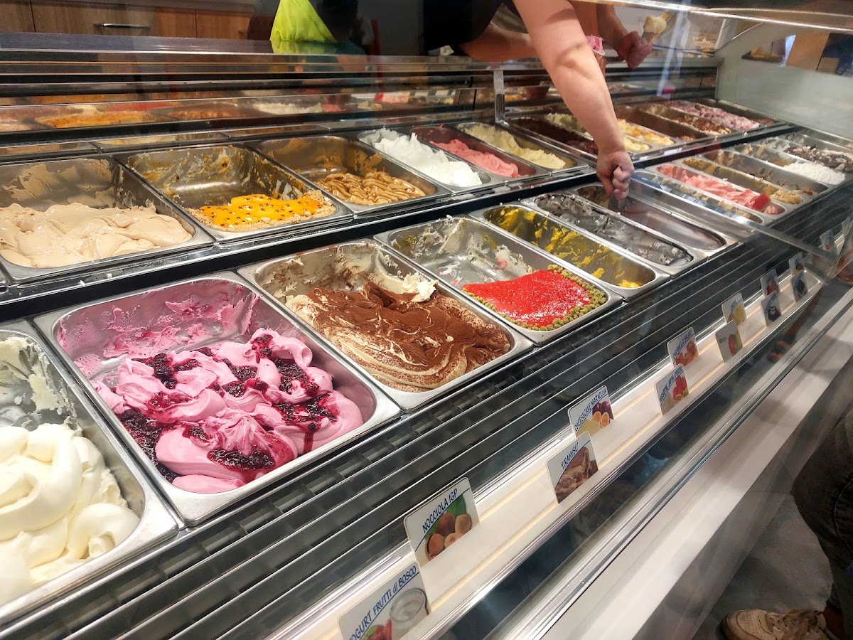 Il gelato servito.