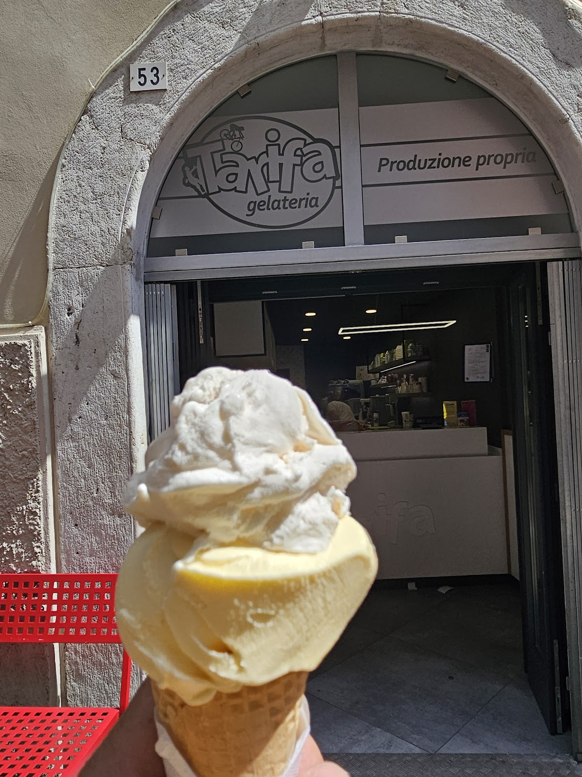 Il locale in servizio.