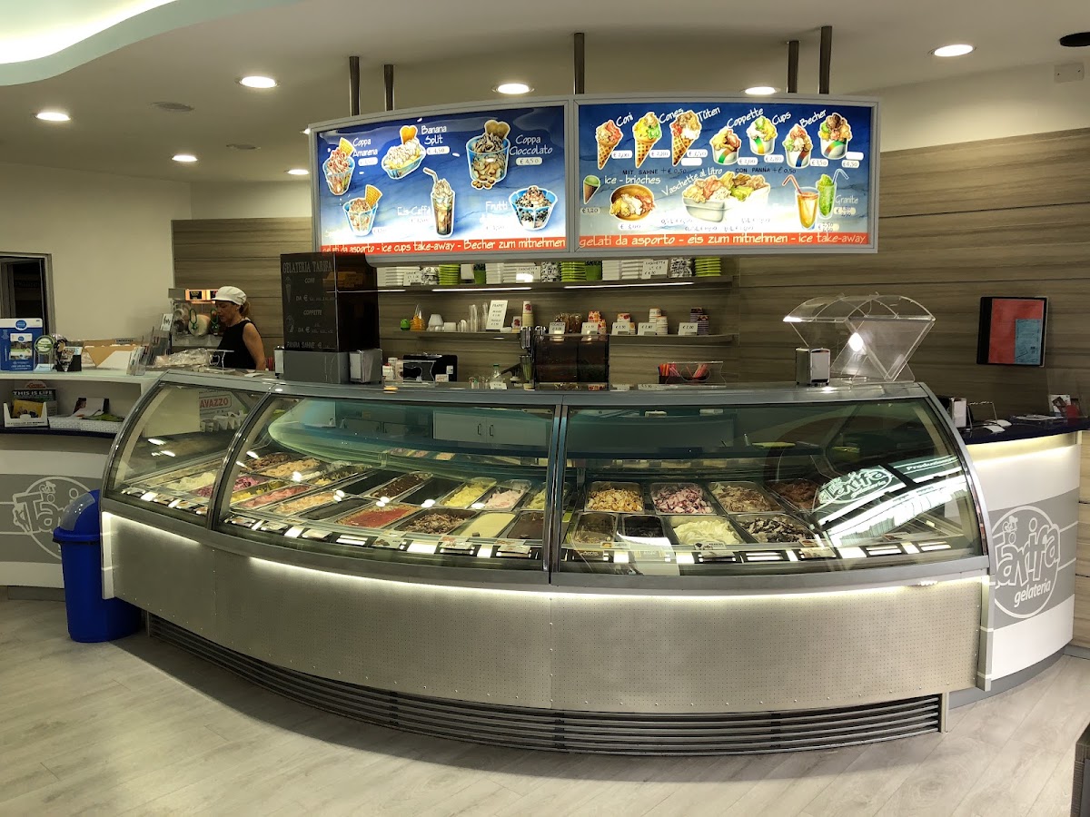 Un dettaglio del banco.