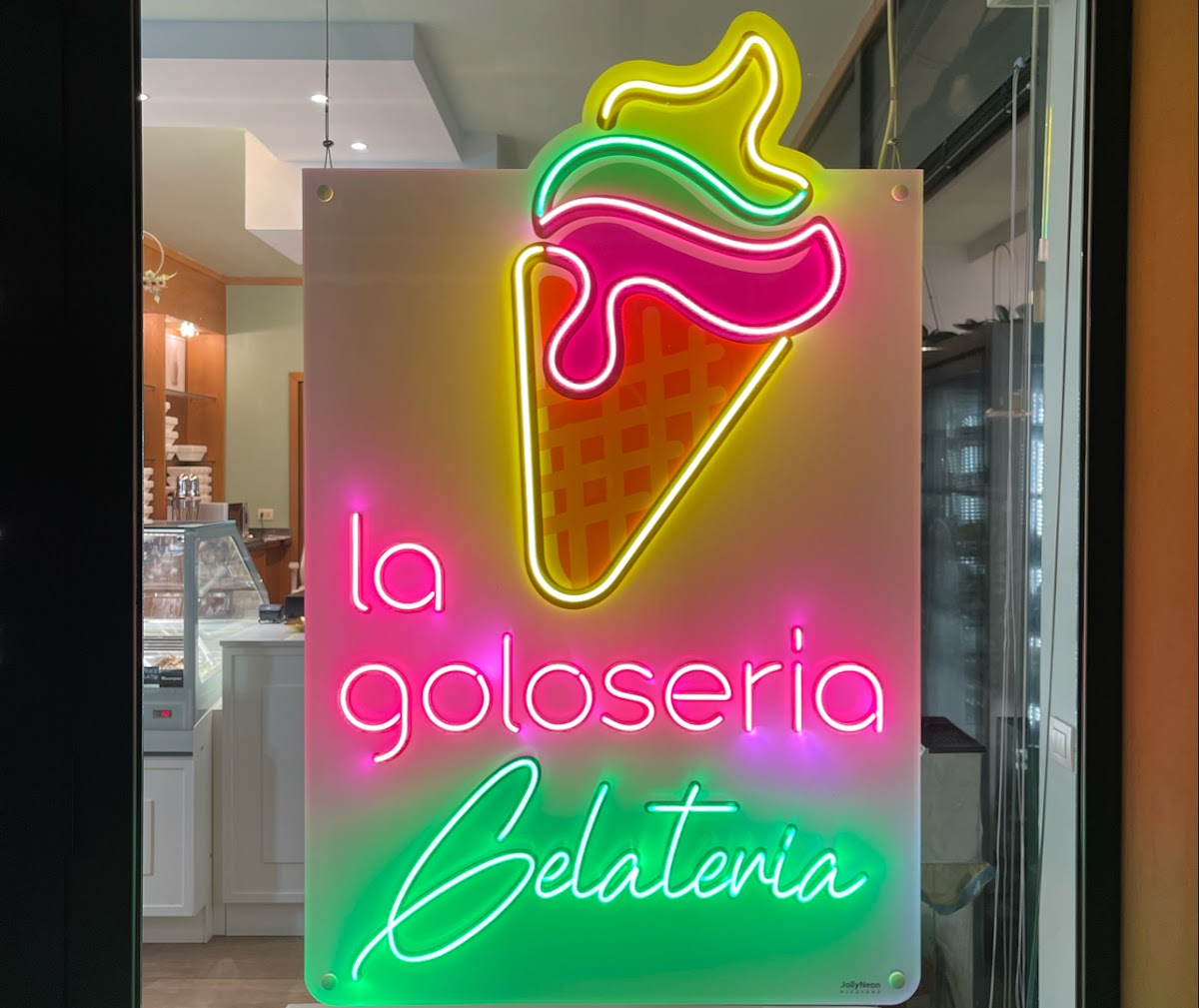 Il gelato servito.