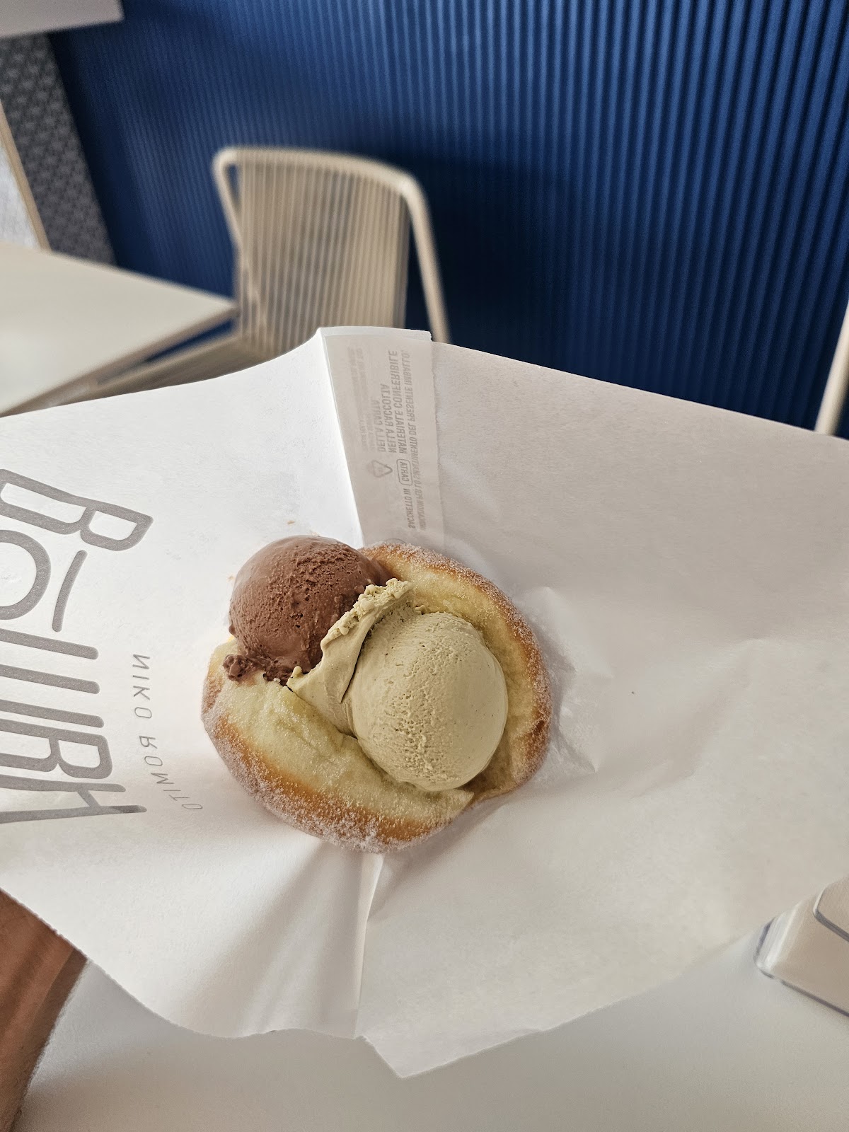 Il gelato della casa.