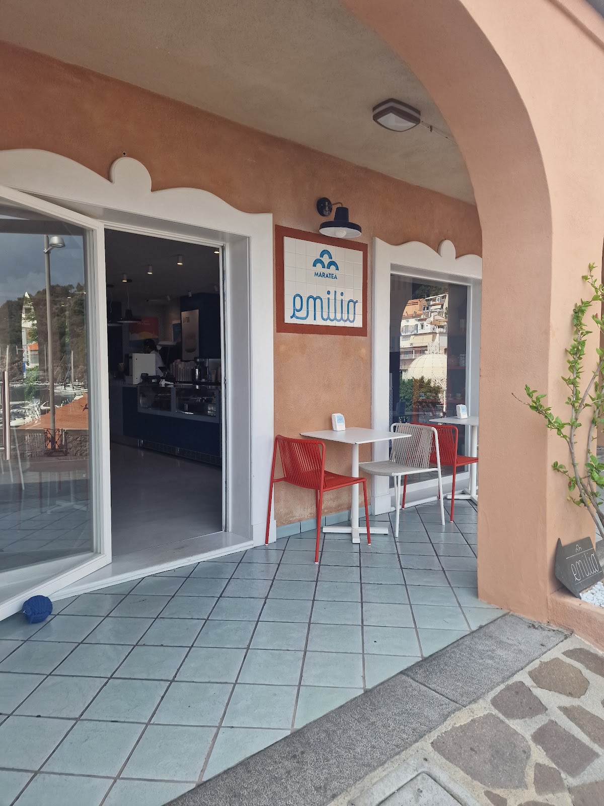 Un dettaglio del banco.