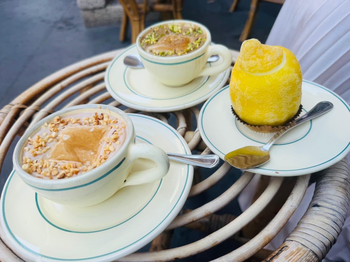 Il gelato servito.