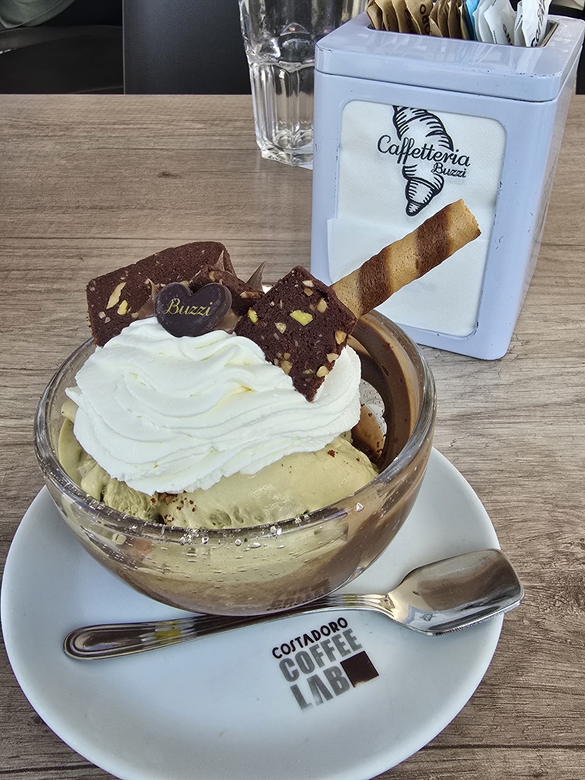 Il gelato della casa.