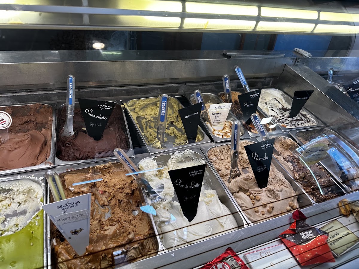 Il gelato servito.