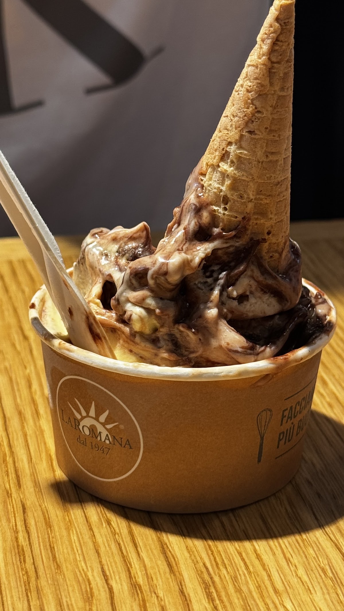 Il gelato della casa.
