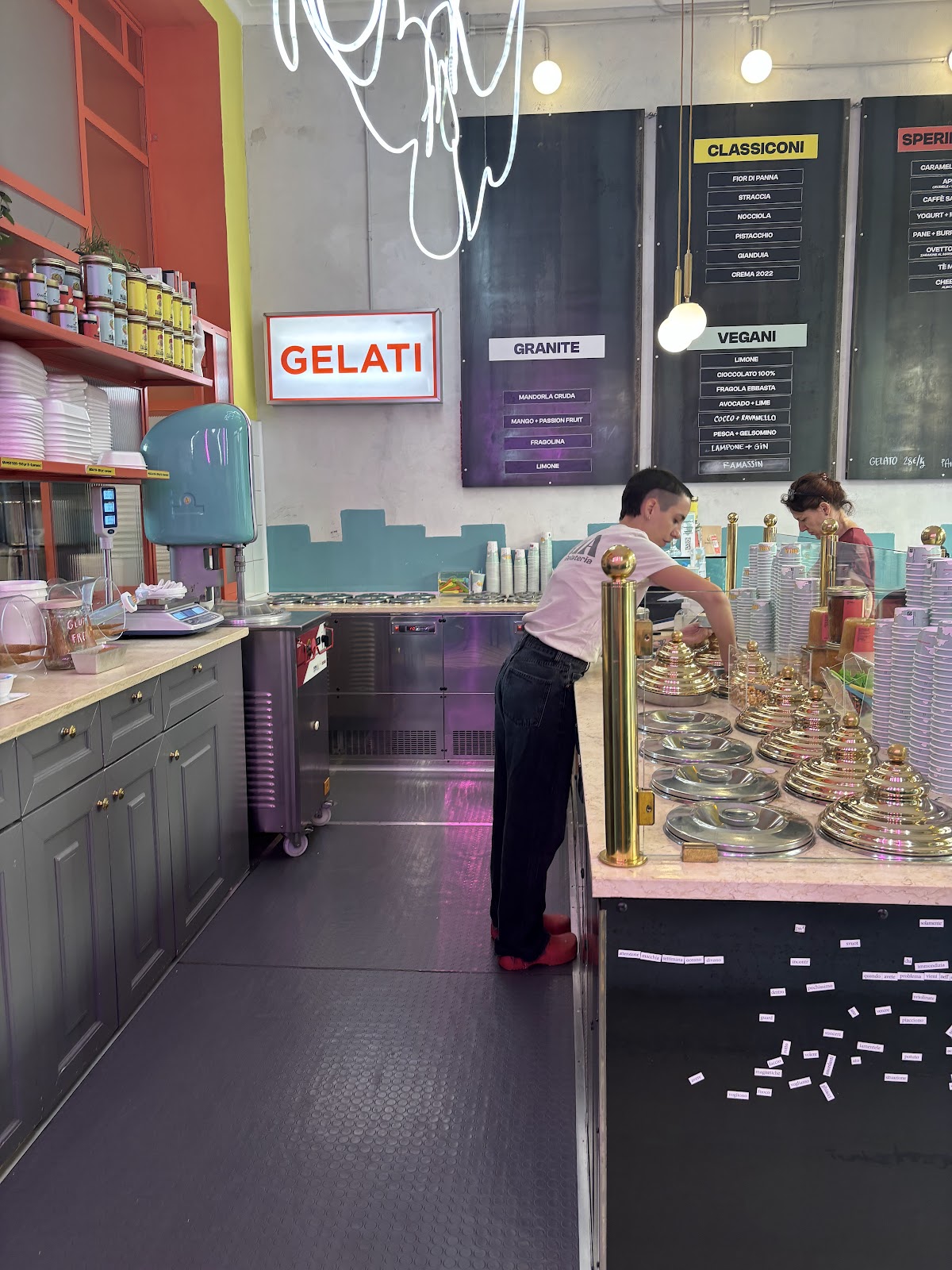 Il gelato della casa.