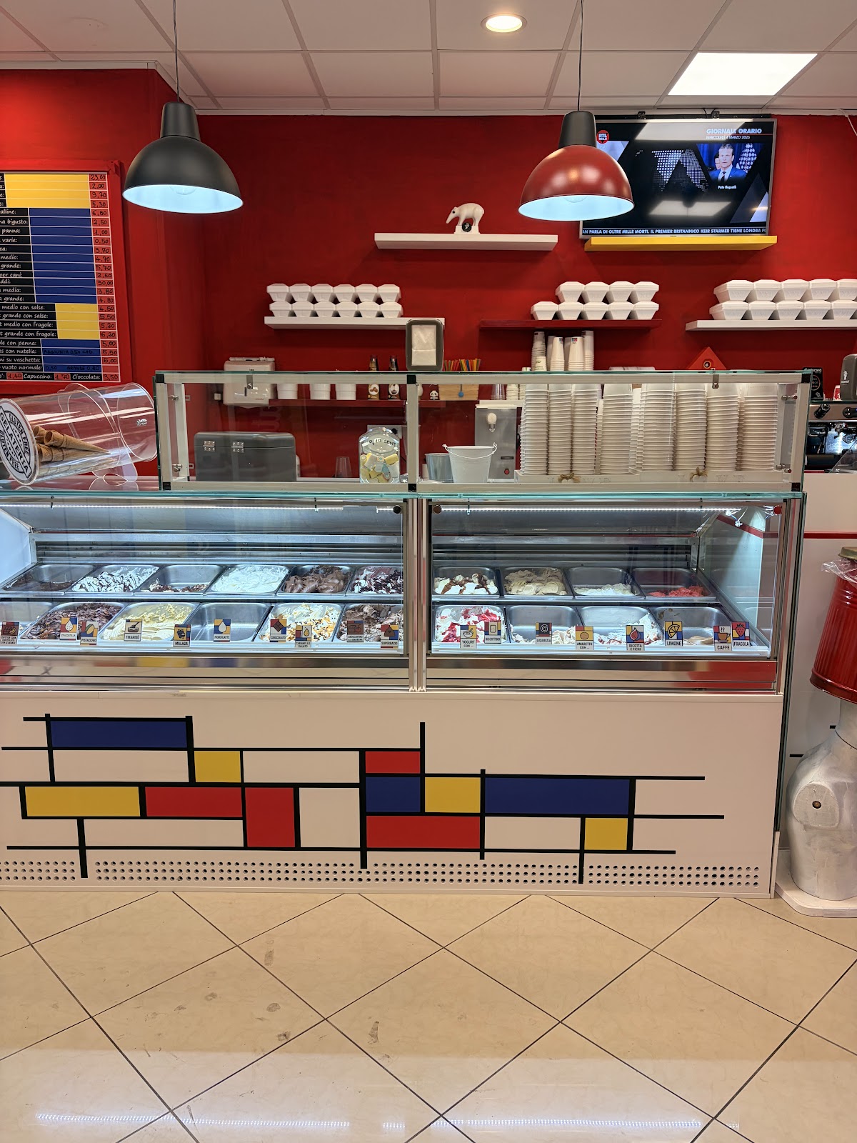 Il locale in servizio.