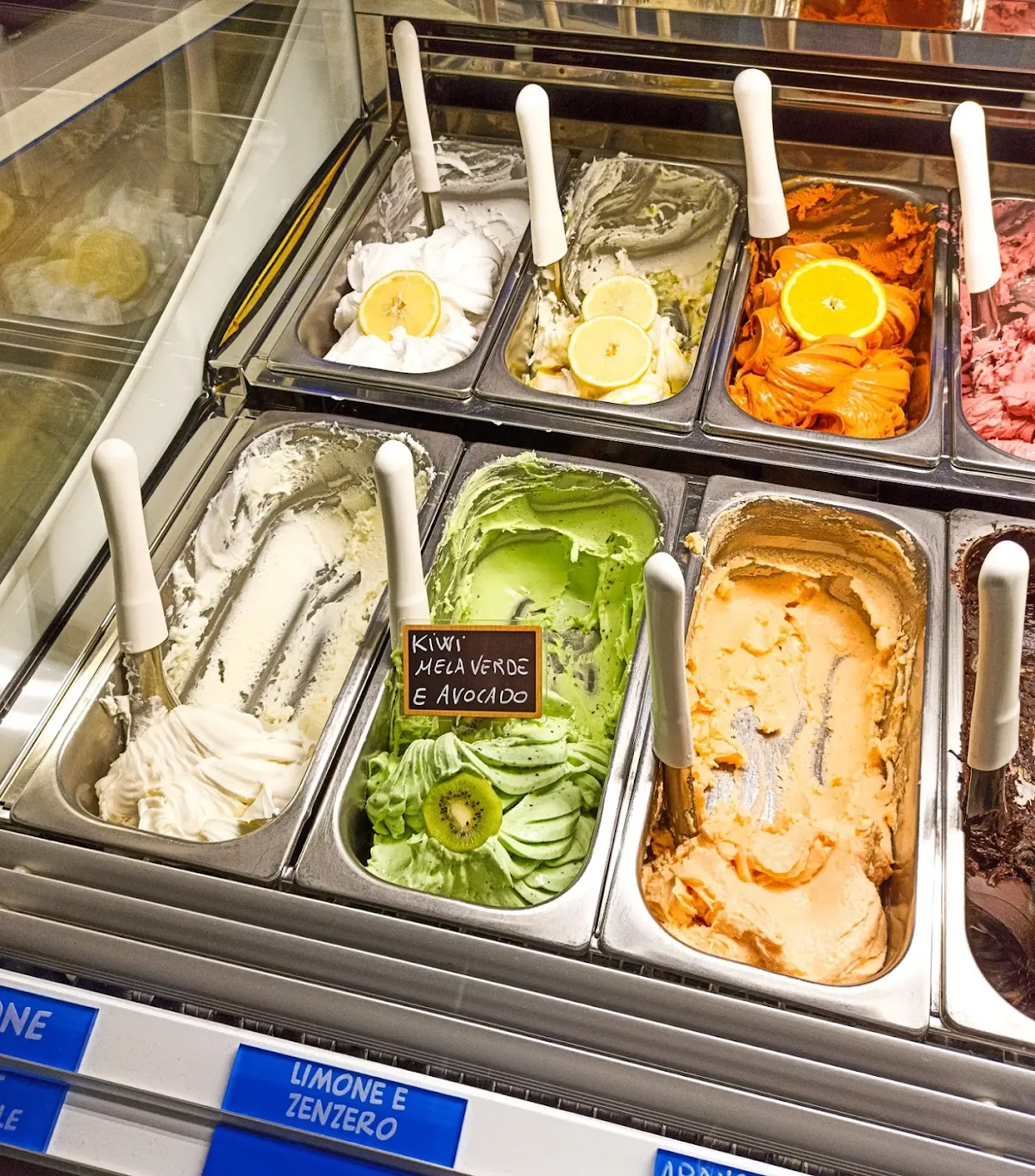 Il gelato servito.