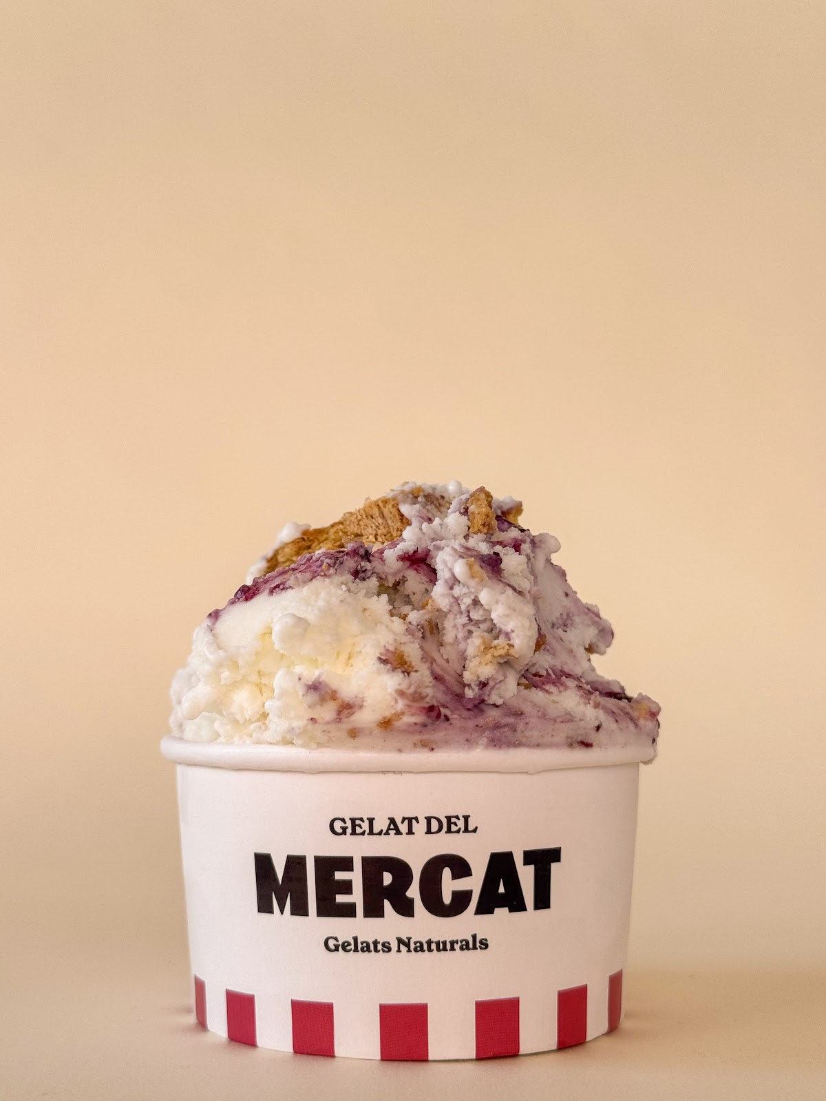 Gelat del Mercat — vitrina y producto