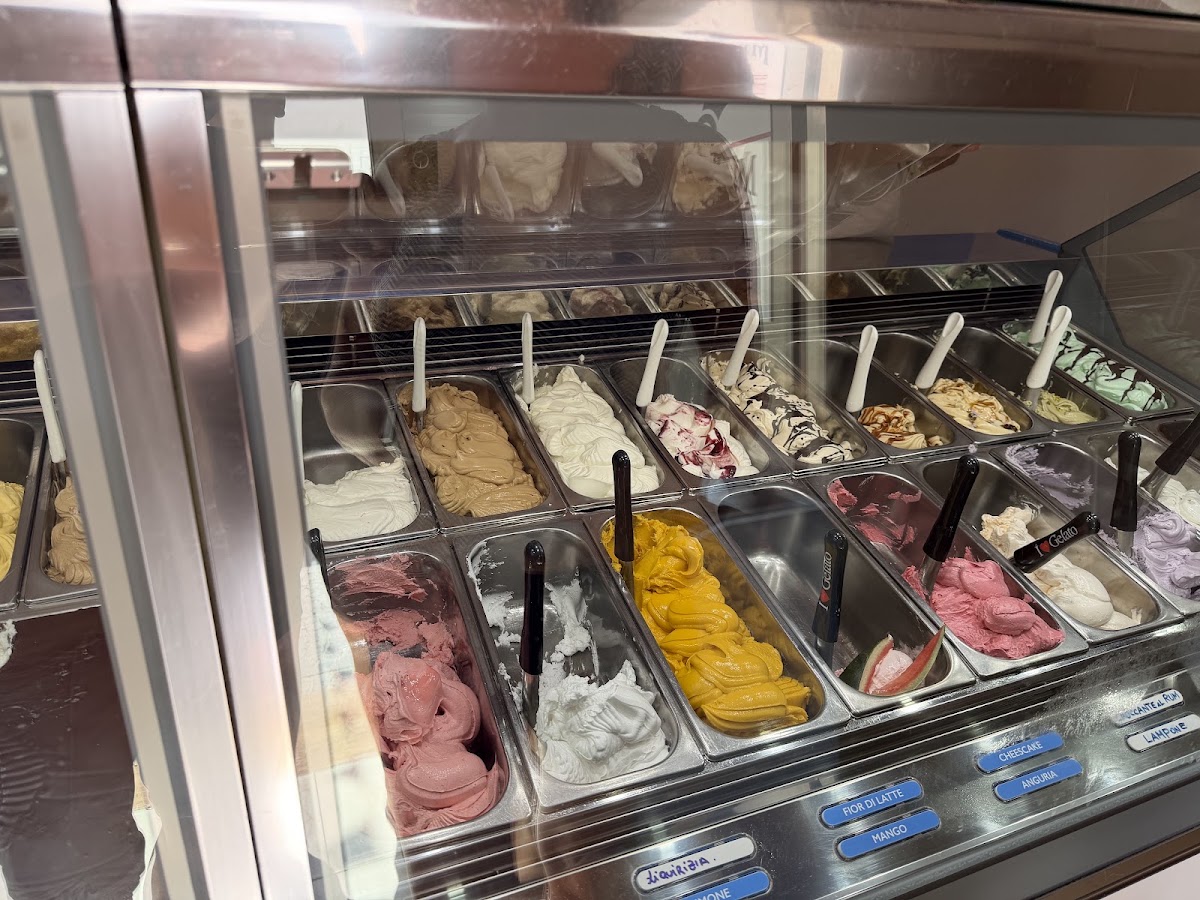 Il gelato servito.