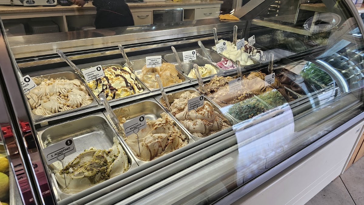 Il gelato servito.
