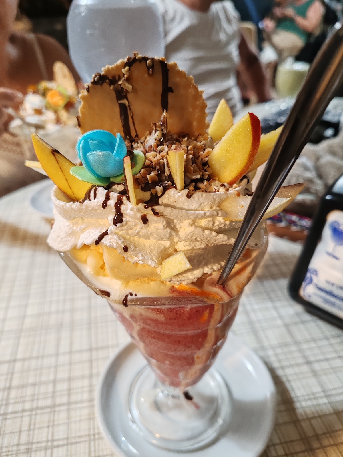Il gelato servito.