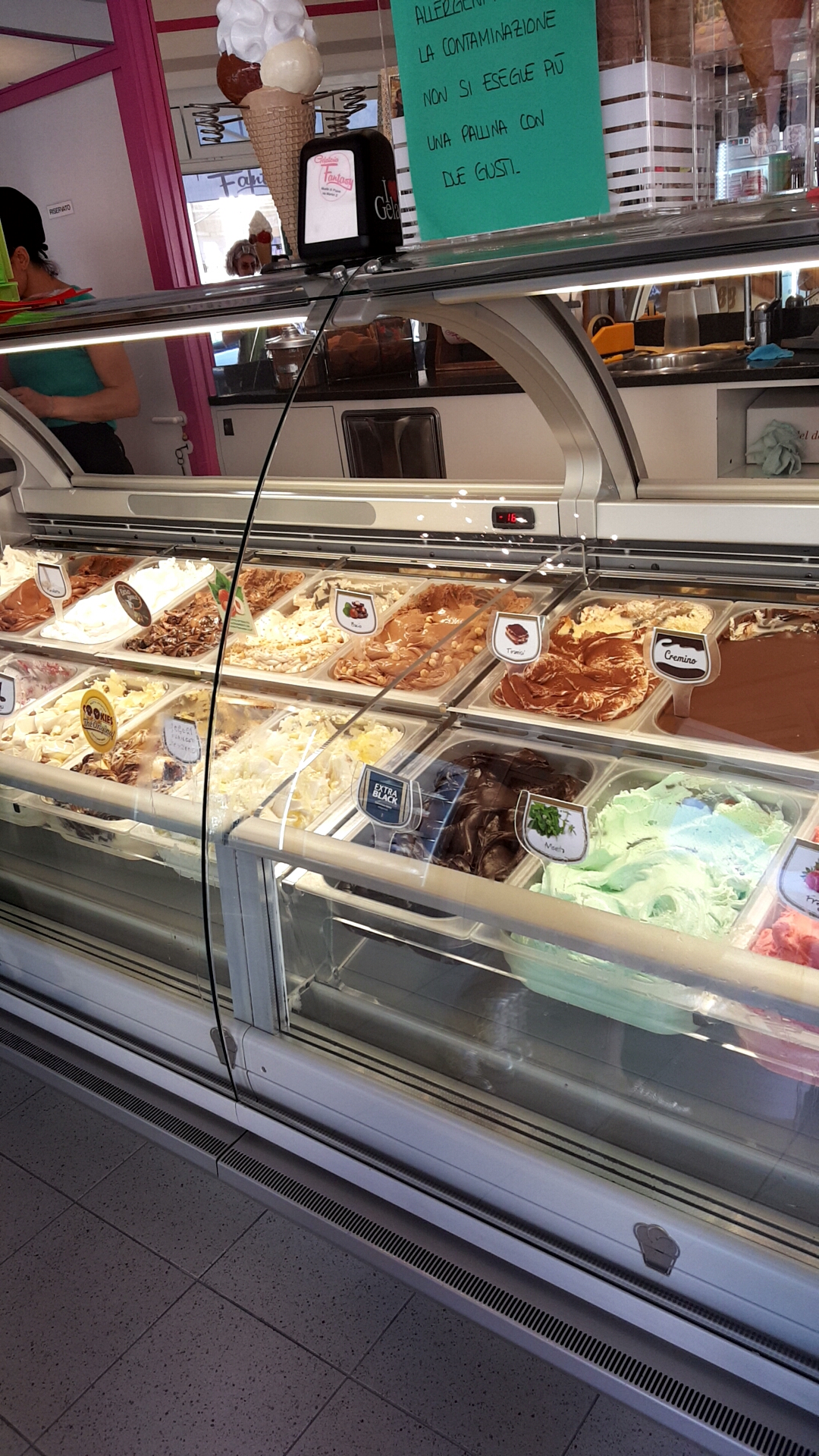 Il gelato della casa.