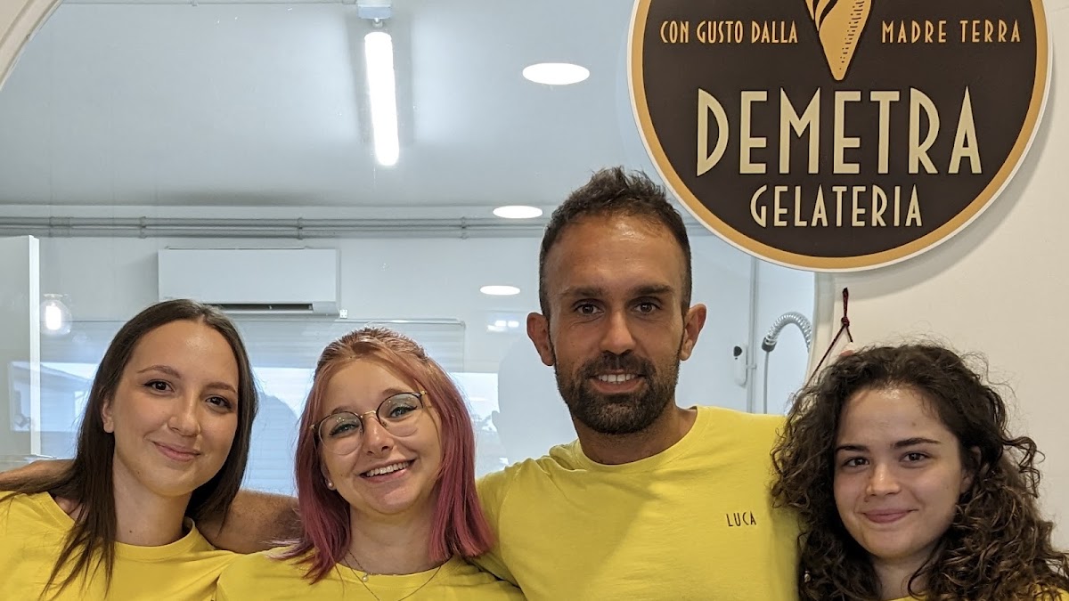 Il gelato servito.