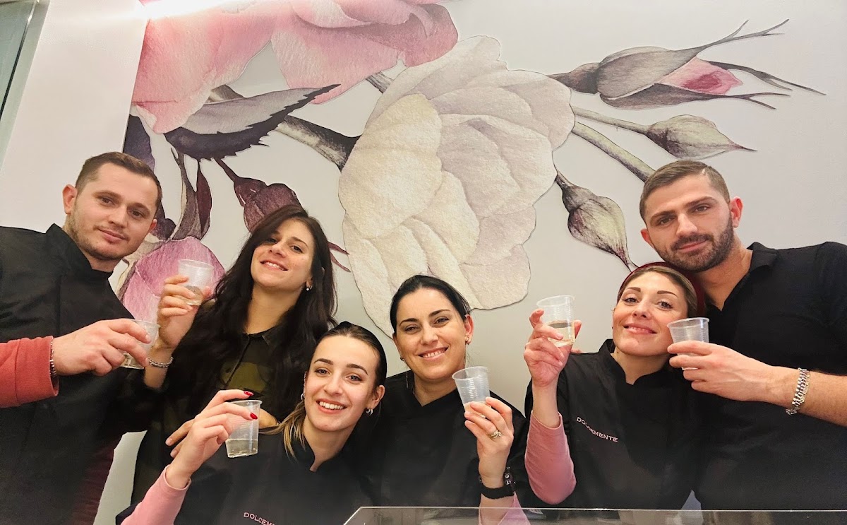 Il gelato servito.