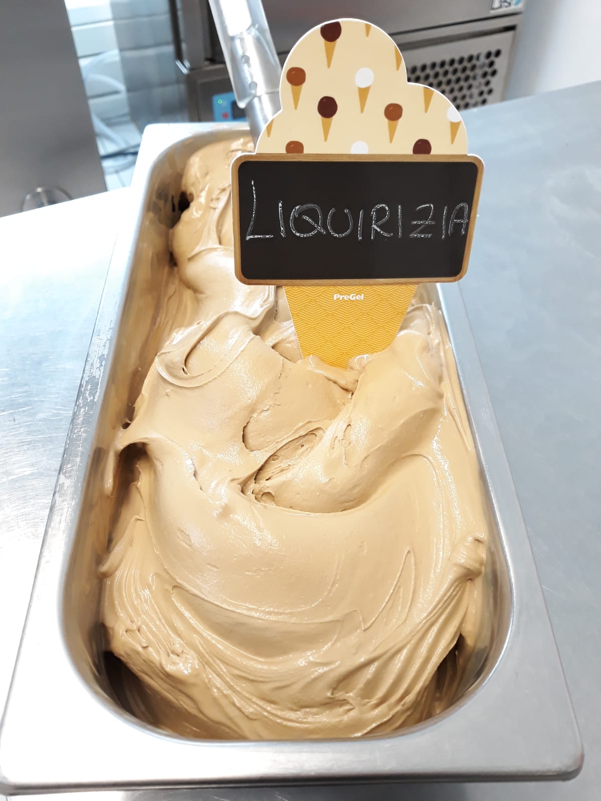 Il gelato servito.