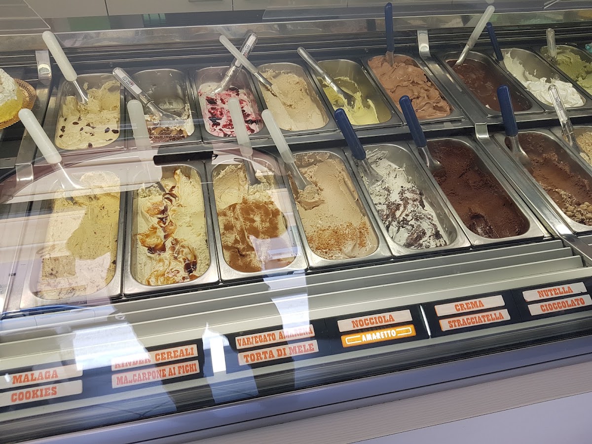 Il gelato servito.