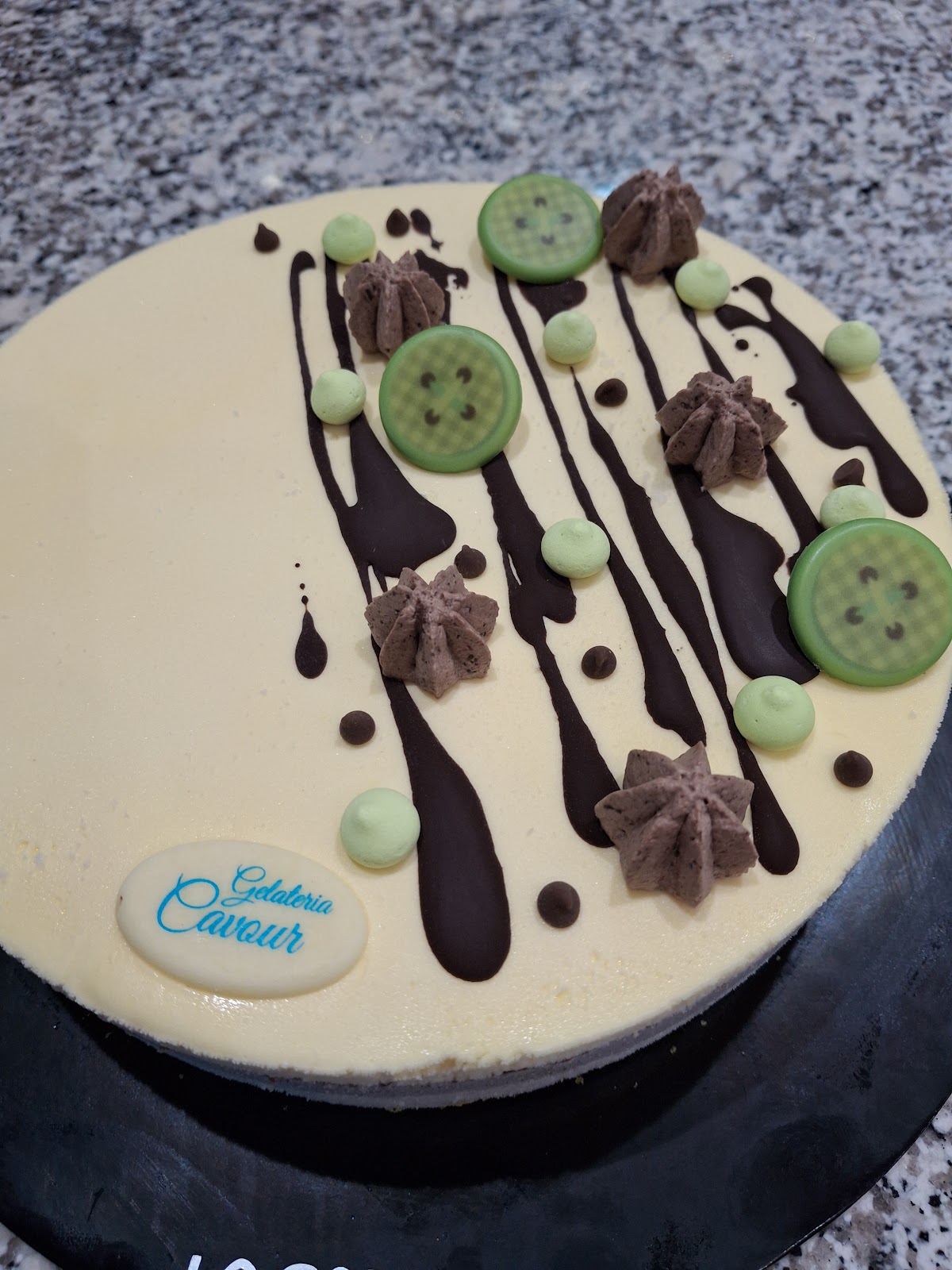 Il gelato servito.