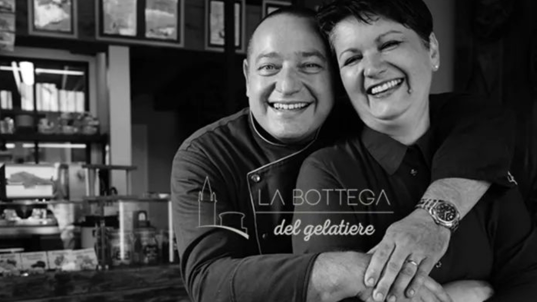 Il gelato servito.