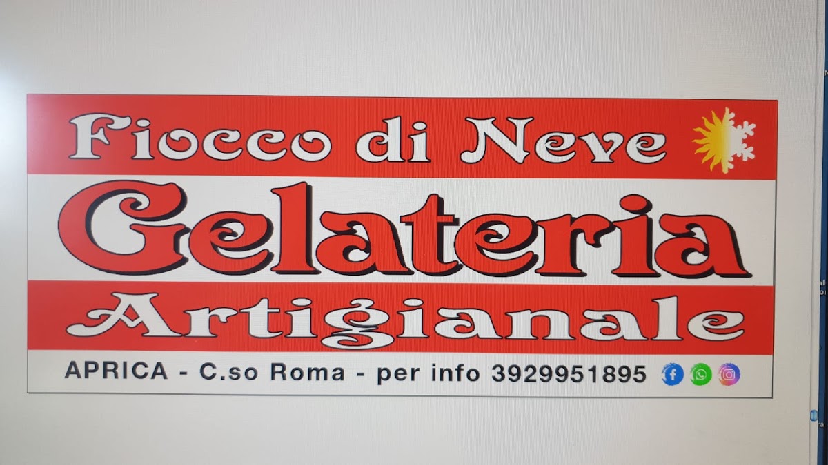 Il gelato servito.