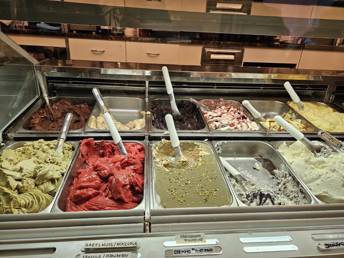 Il gelato servito.