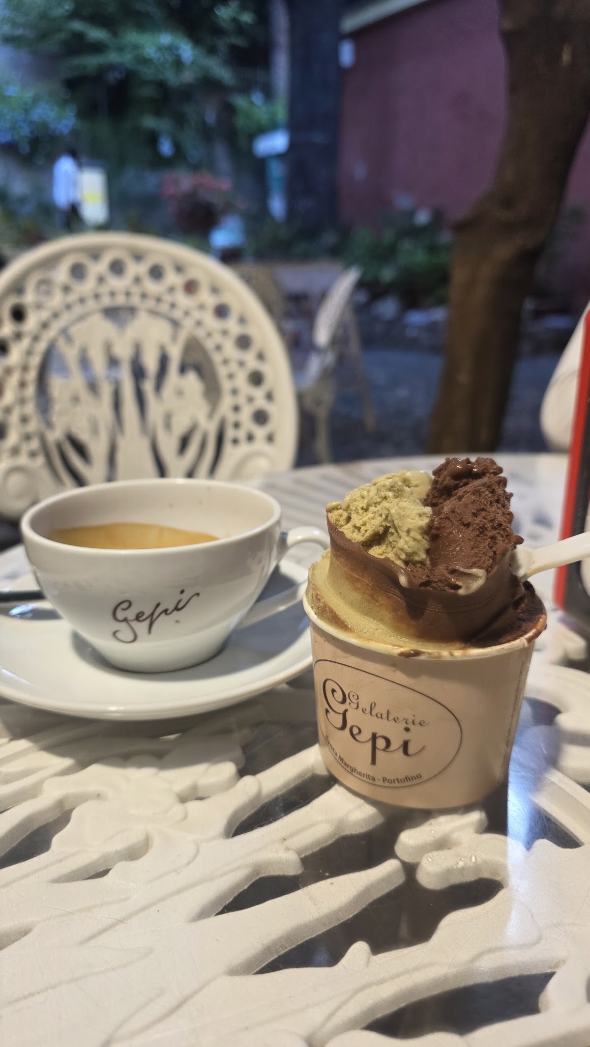 Il gelato della casa.