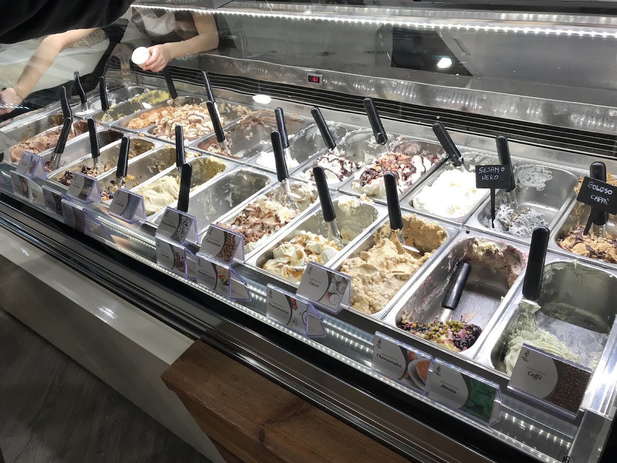 Il gelato servito.