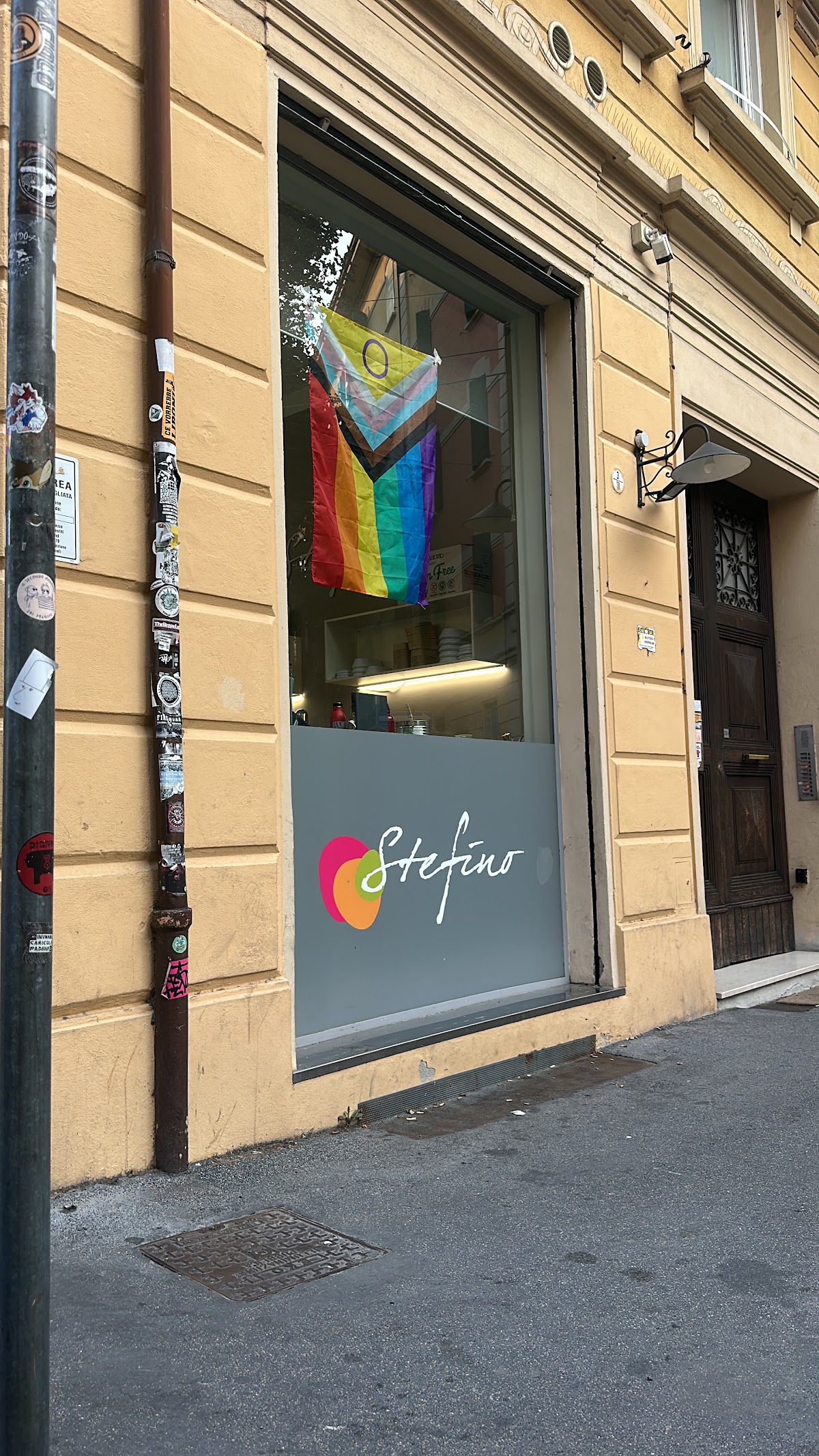 Il locale in servizio.