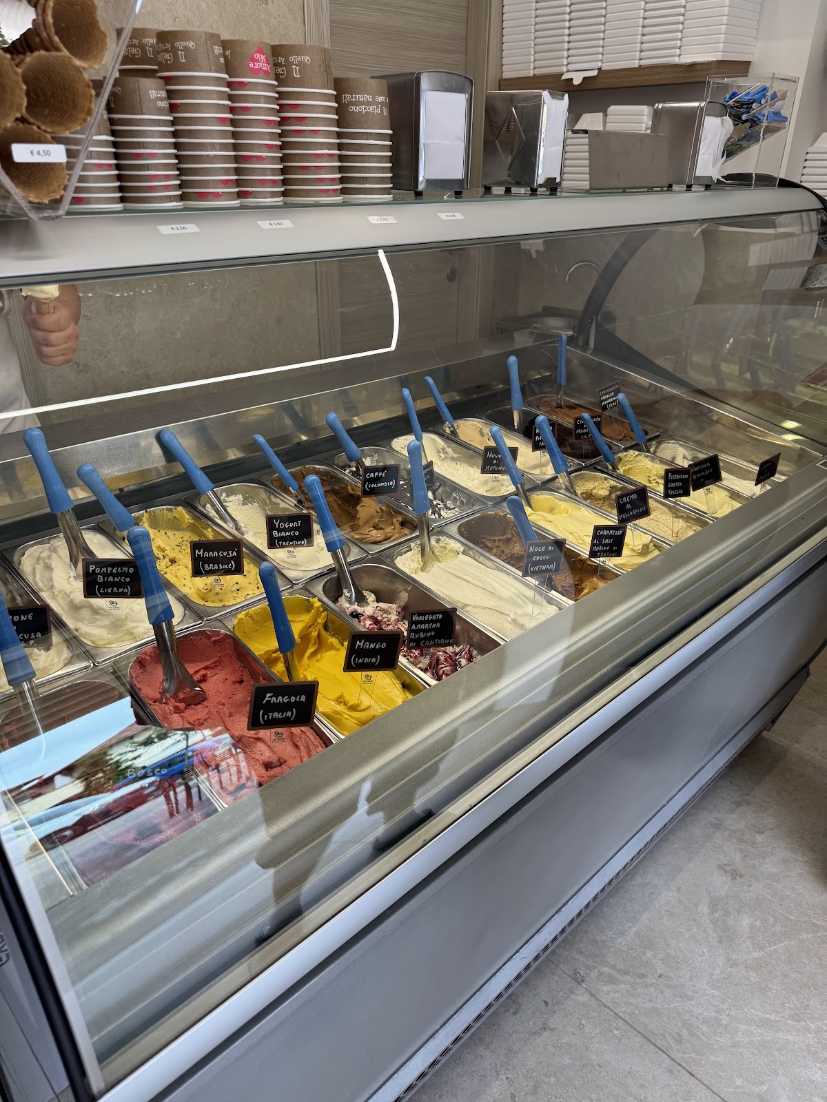 Il locale in servizio.