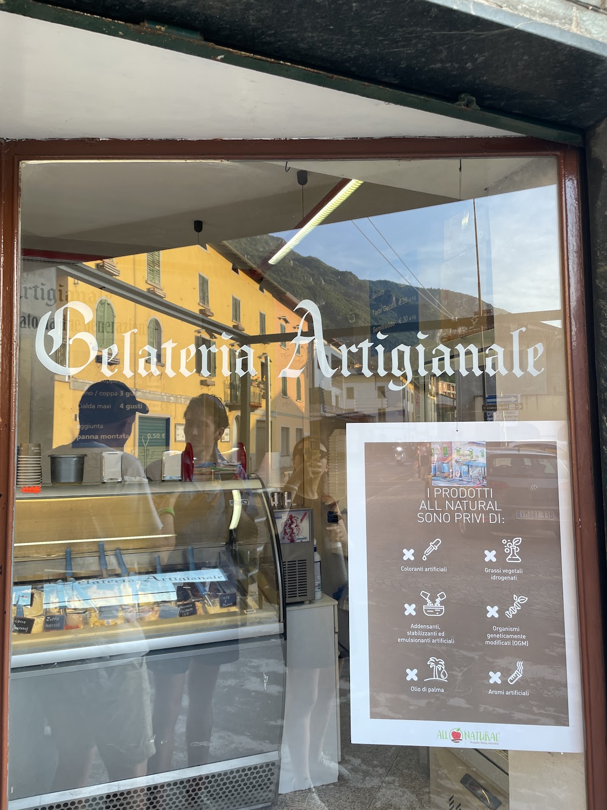 Il gelato della casa.