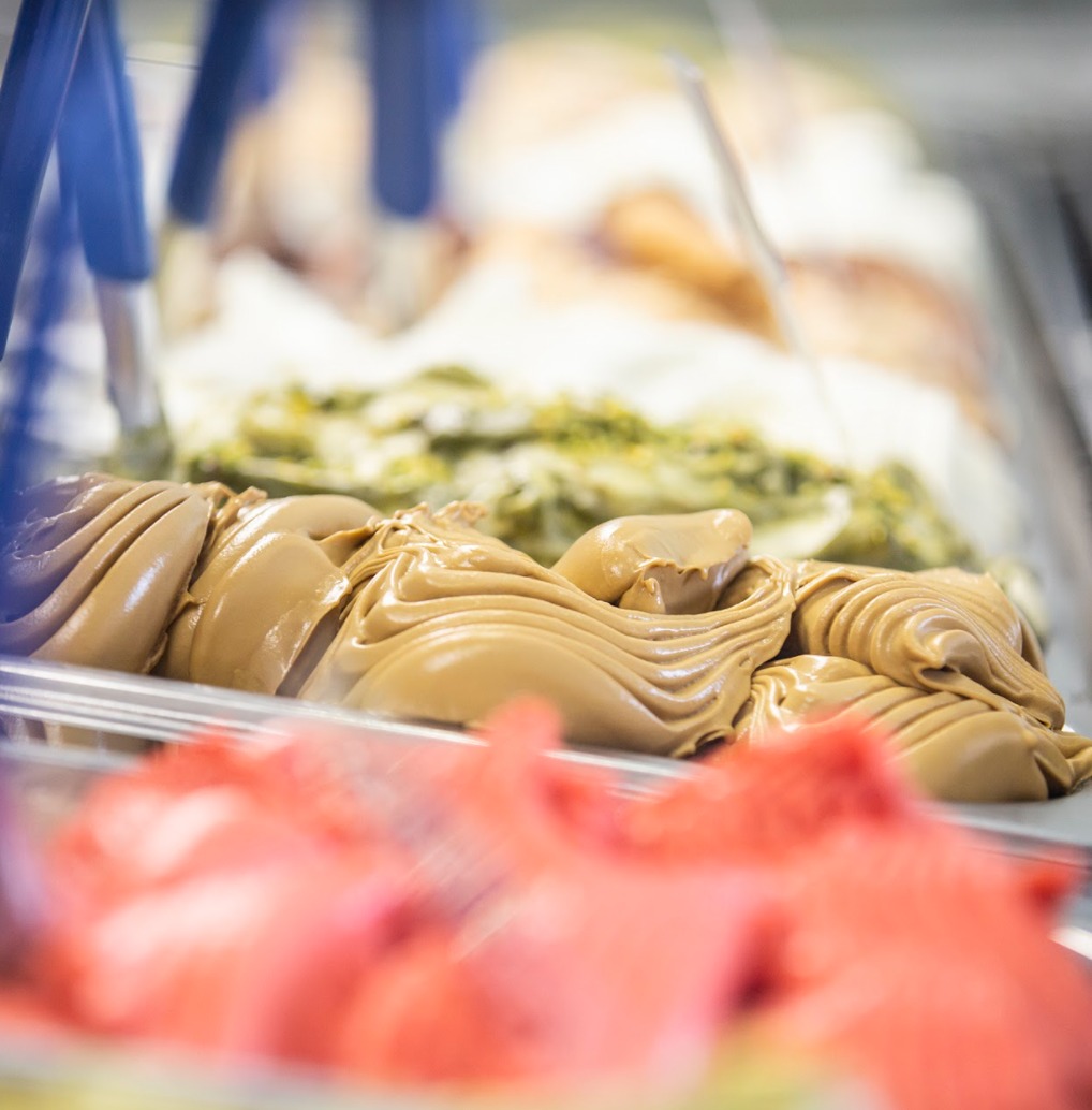 Il gelato servito.