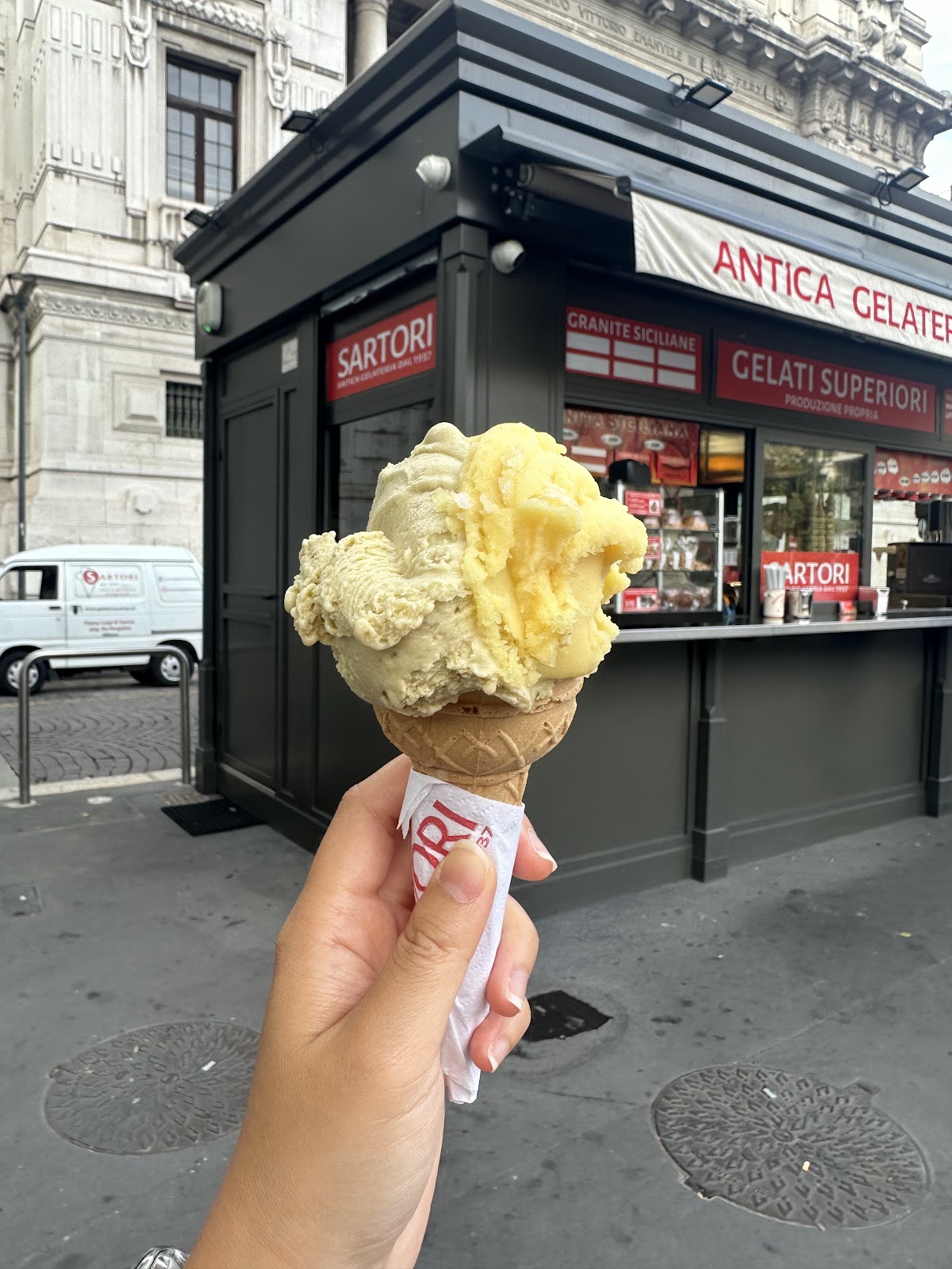 Il gelato della casa.