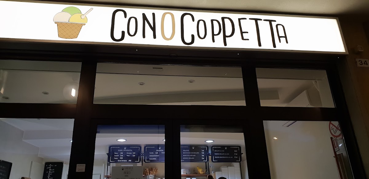Il gelato servito.