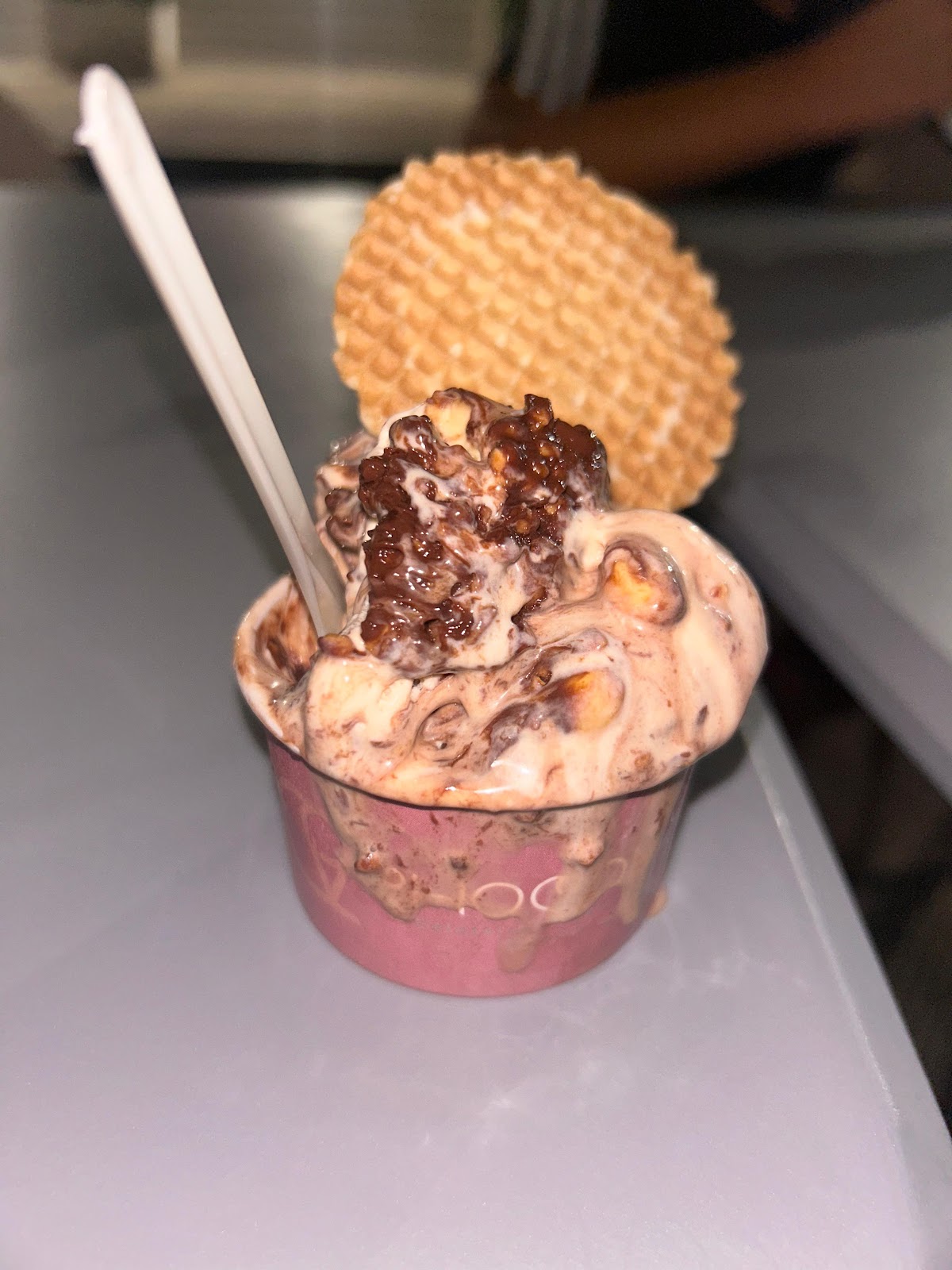 Il gelato servito.
