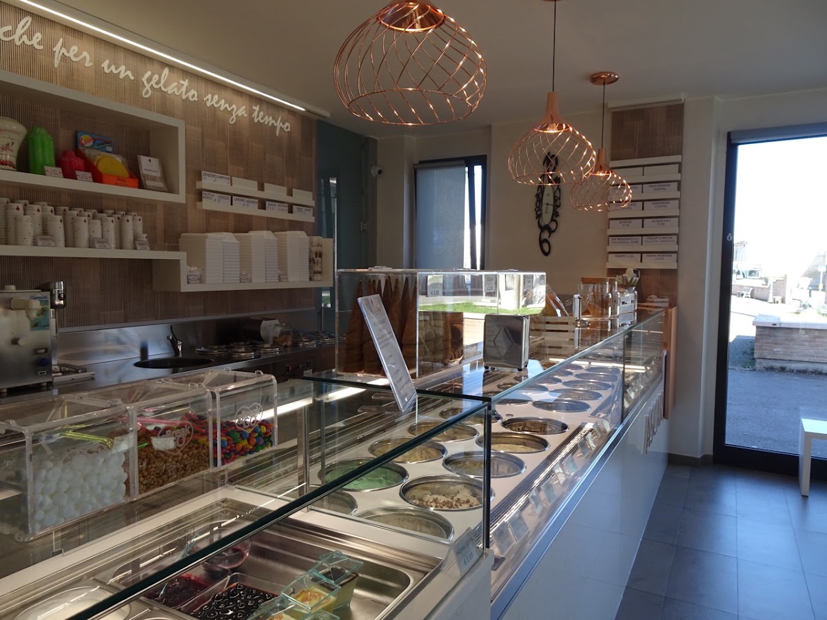 Il gelato servito.