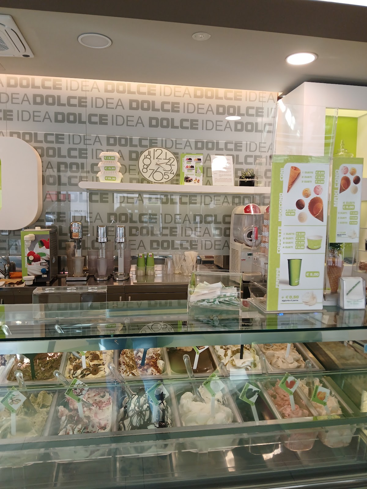 Il gelato servito.