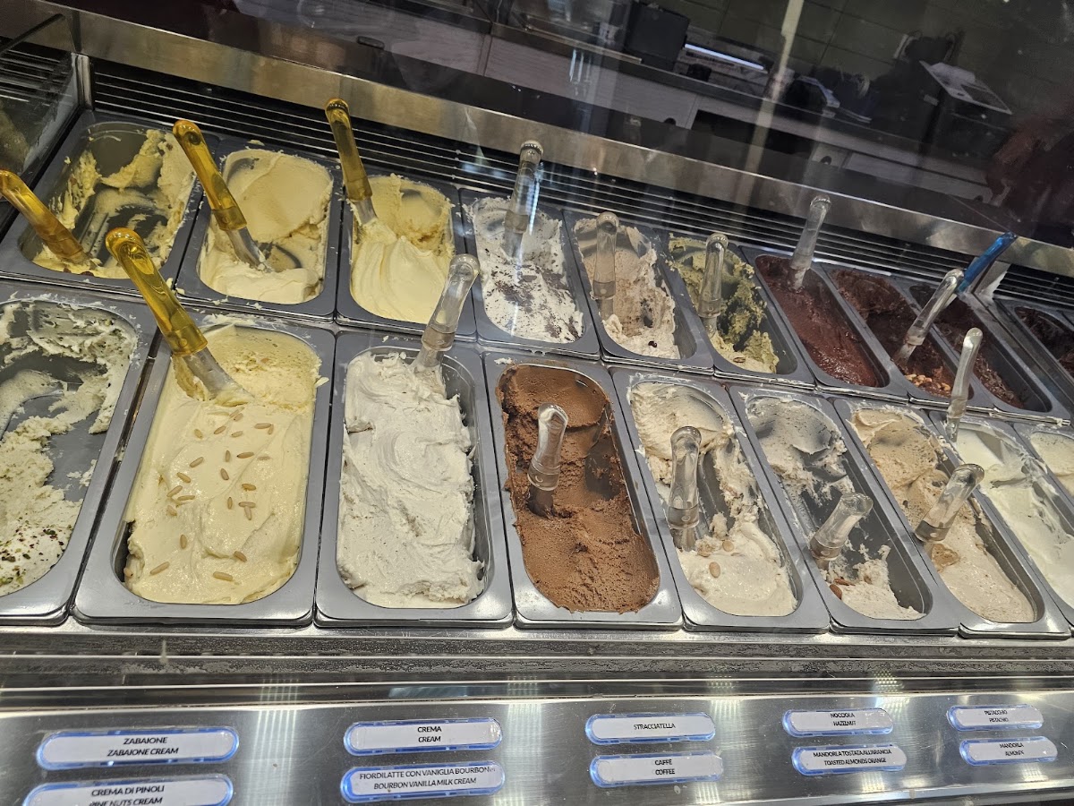 Il gelato servito.