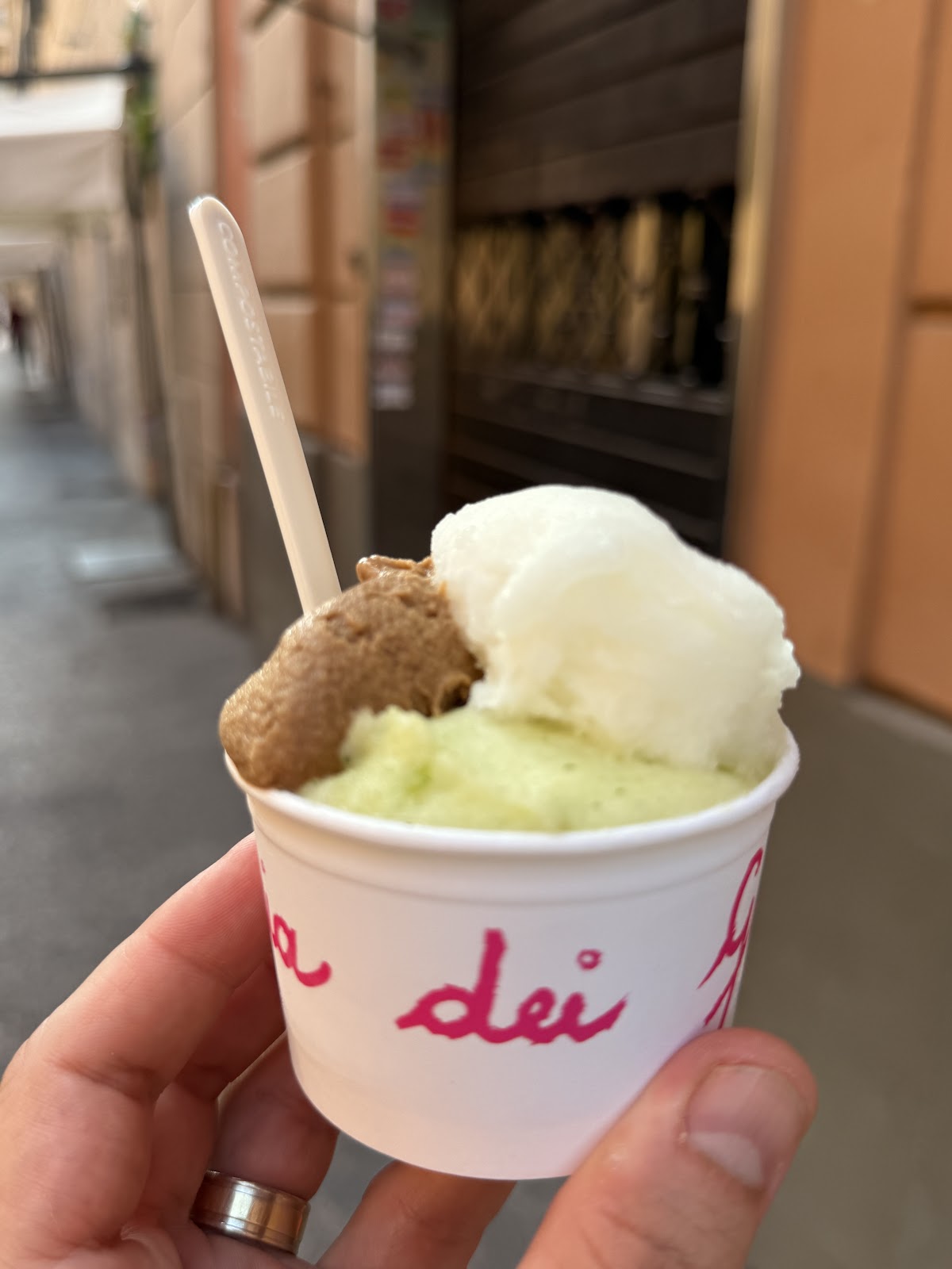 Il gelato della casa.