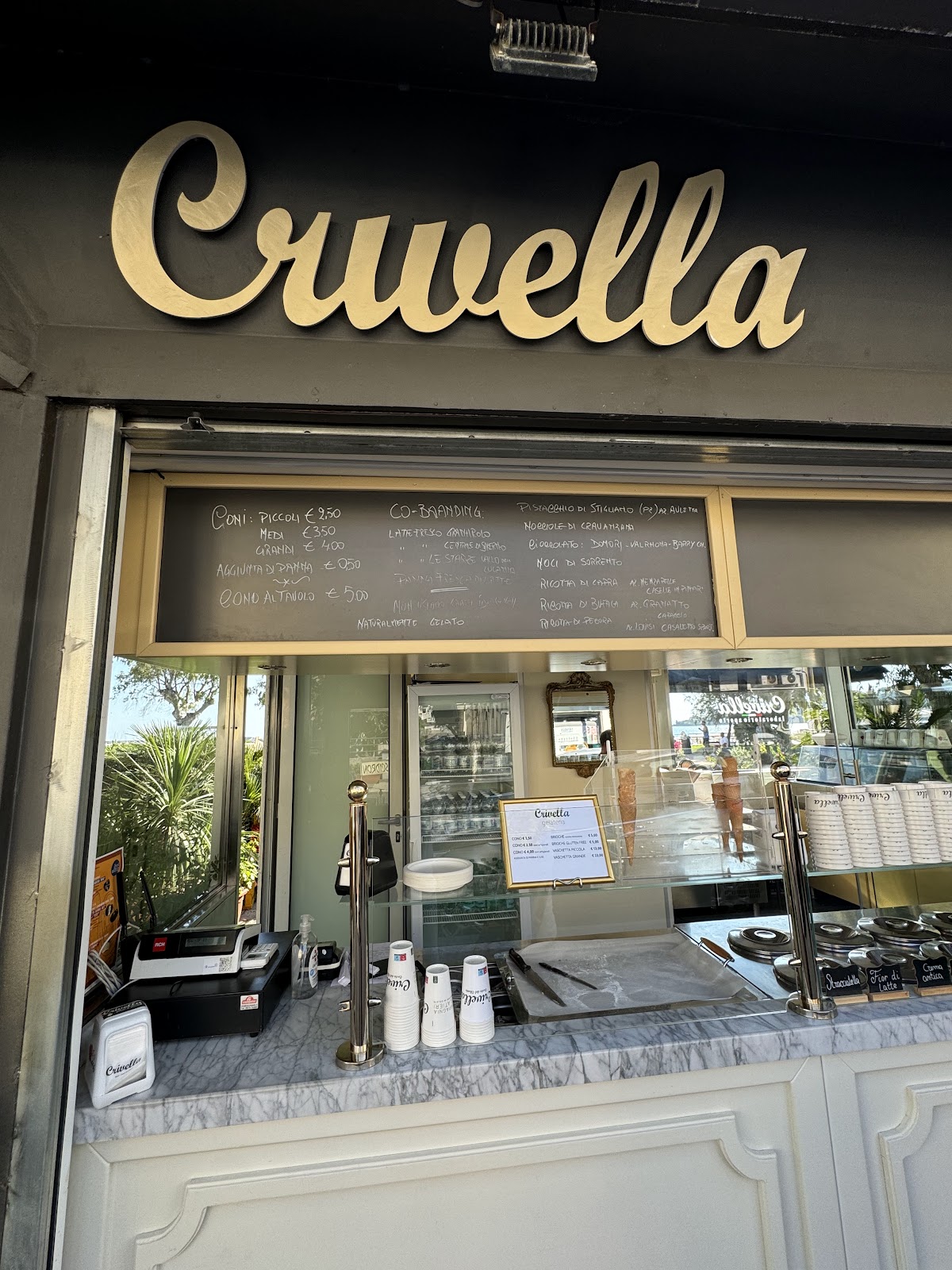 Il gelato della casa.