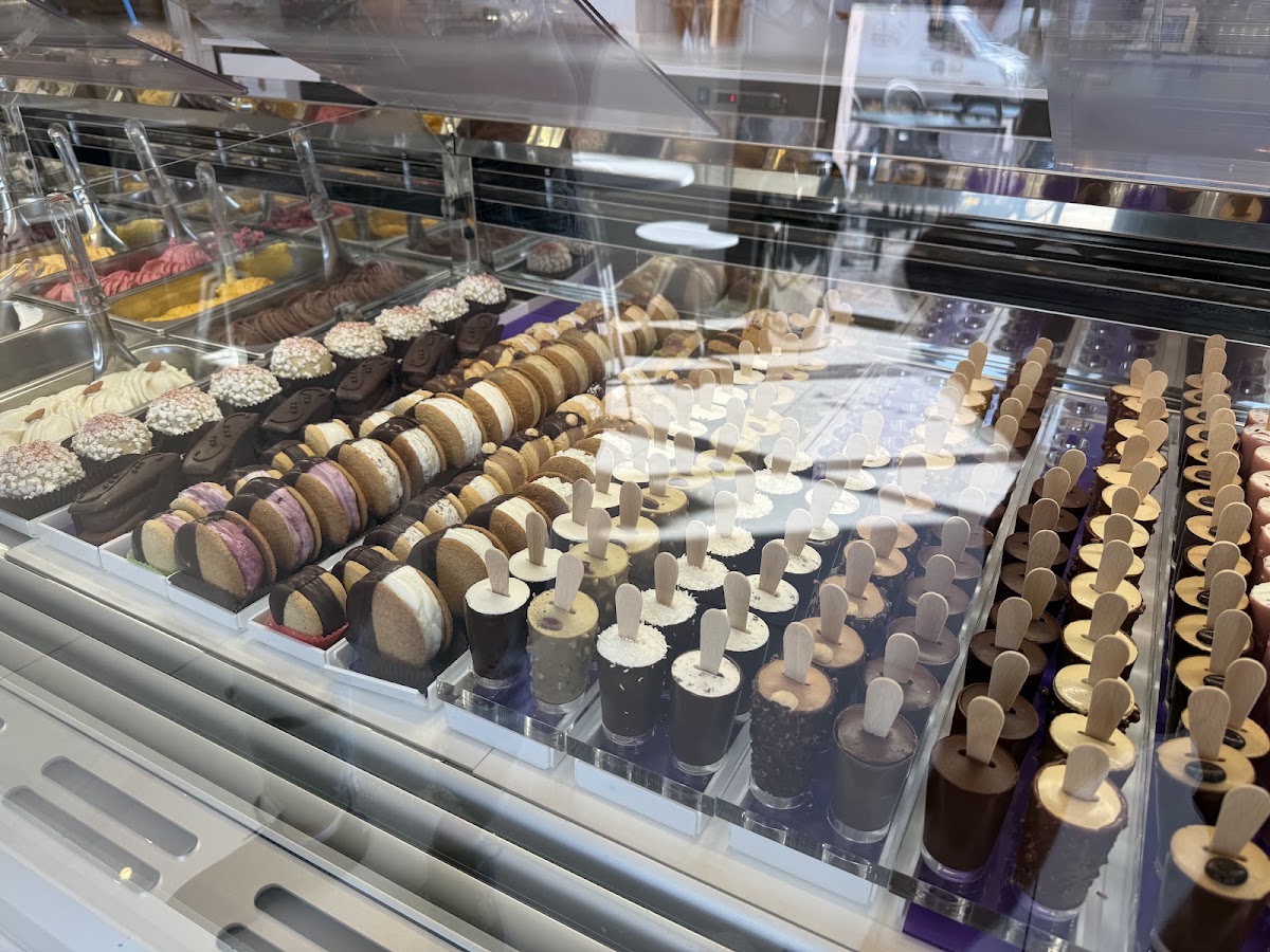 Il gelato servito.