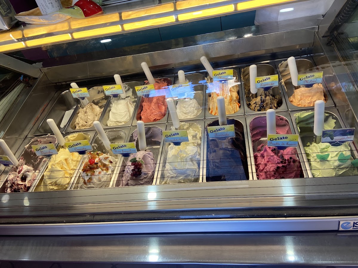 Il gelato servito.