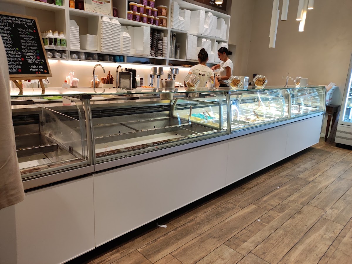 Il gelato servito.